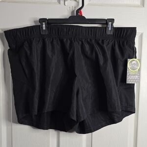 Athletic Works Women's Black Sports Shorts
